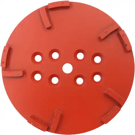 Top-Angebot Clever Diamond Diamant-Schleifteller Abrasiv HART, rot 250 x 19,3 mm, 10 Segmente PKD Split