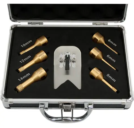 Clever Diamond Diamant-Fliesenbohrkronen Vakuum-Set 8-teilig Kracherpreis