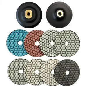 Zertifiziert Clever Diamond Diamant-Schleifpad-Set 8-teilig