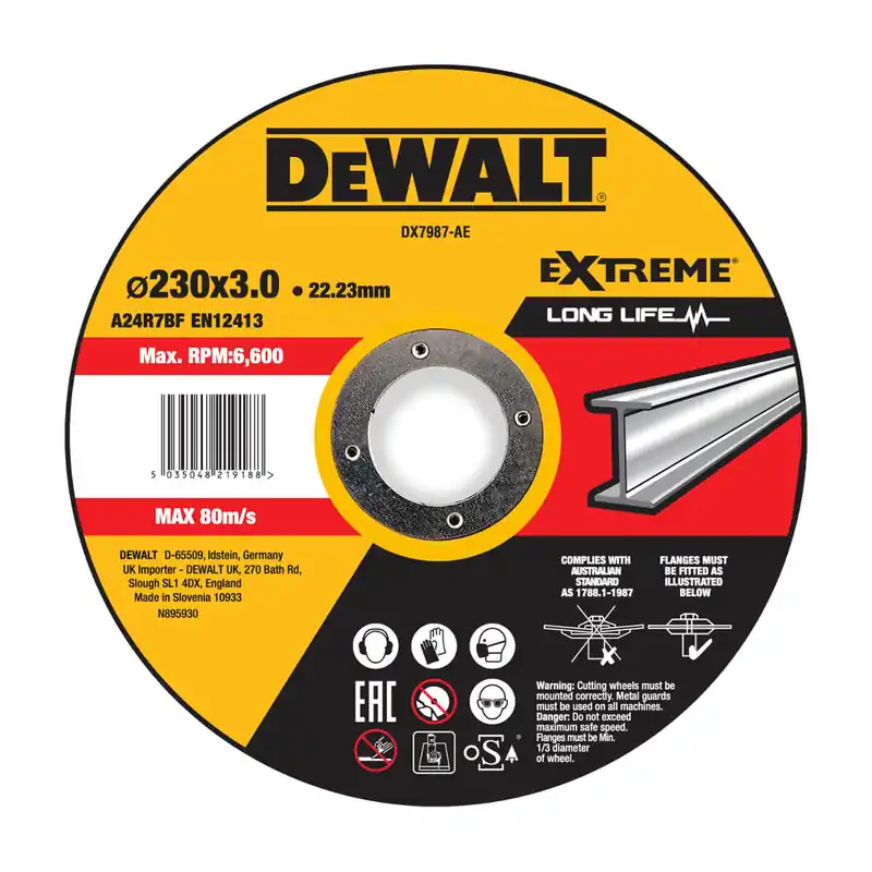 Nur Für Kurze Zeit DeWALT Trennscheibe Metall High Perfomance gekröpft Durchmesser: 230 mm