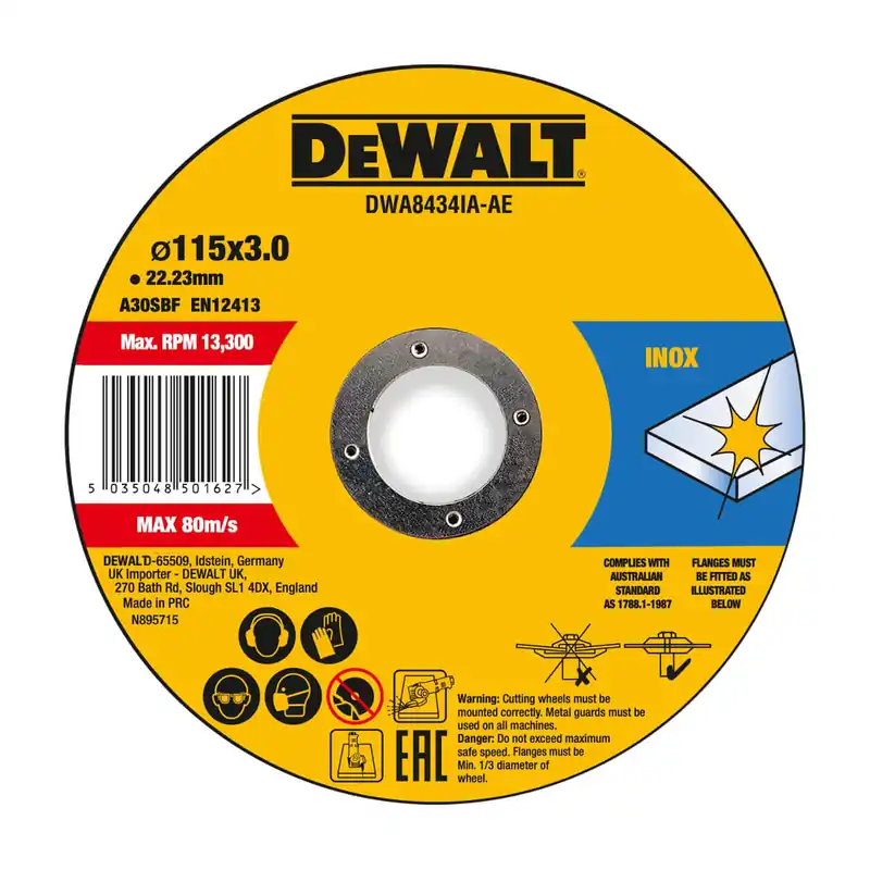 DeWALT Trennscheibe Metall High Performance gekröpft Durchmesser: 115 mm Jetzt Kaufen