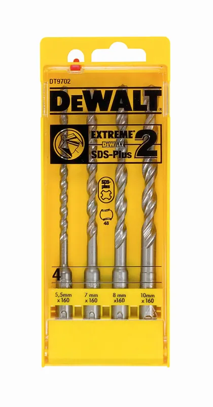 Online Kaufen DeWALT Hammerbohrer-Set EXTREME® 2 Schneiden SDS-plus®, 4-tlg. ab Ø 5,5 mm