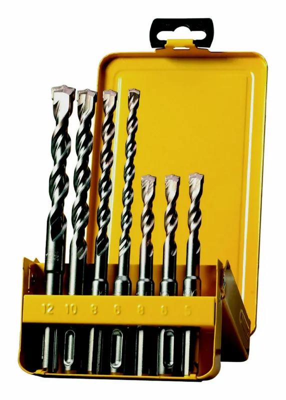 Geprüft DeWALT Hammerbohrer-Set EXTREME® 2 Schneiden SDS-plus®, 7-tlg.