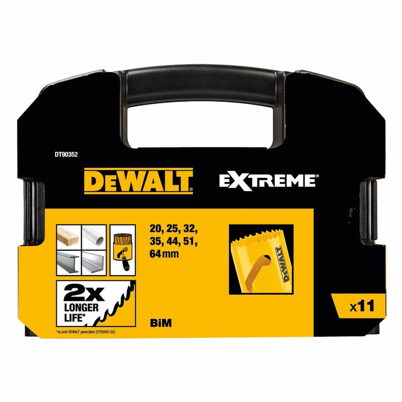Sichere Zahlung DeWALT Lochsägen-Set BIM Elektriker 11-tlg.