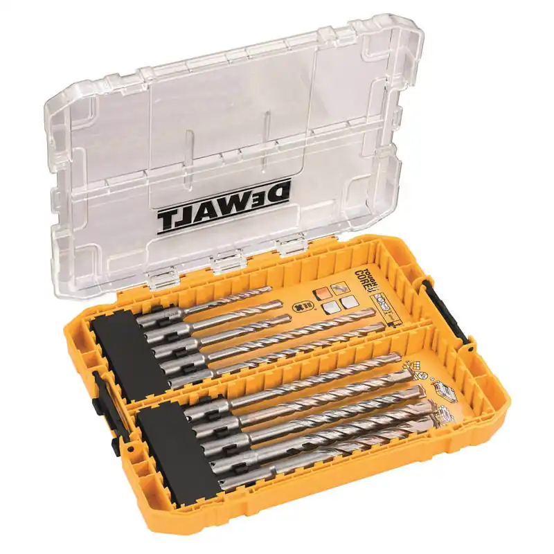 Preisknaller DeWALT Hammerbohrer-Set EXTREME® 2 Schneiden SDS-plus®, 10-tlg.