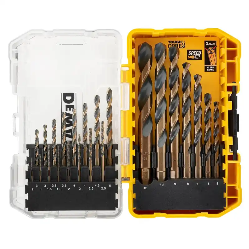 Letzte Chance DeWALT Metallbohrer-Set 23-tlg. HSS-G