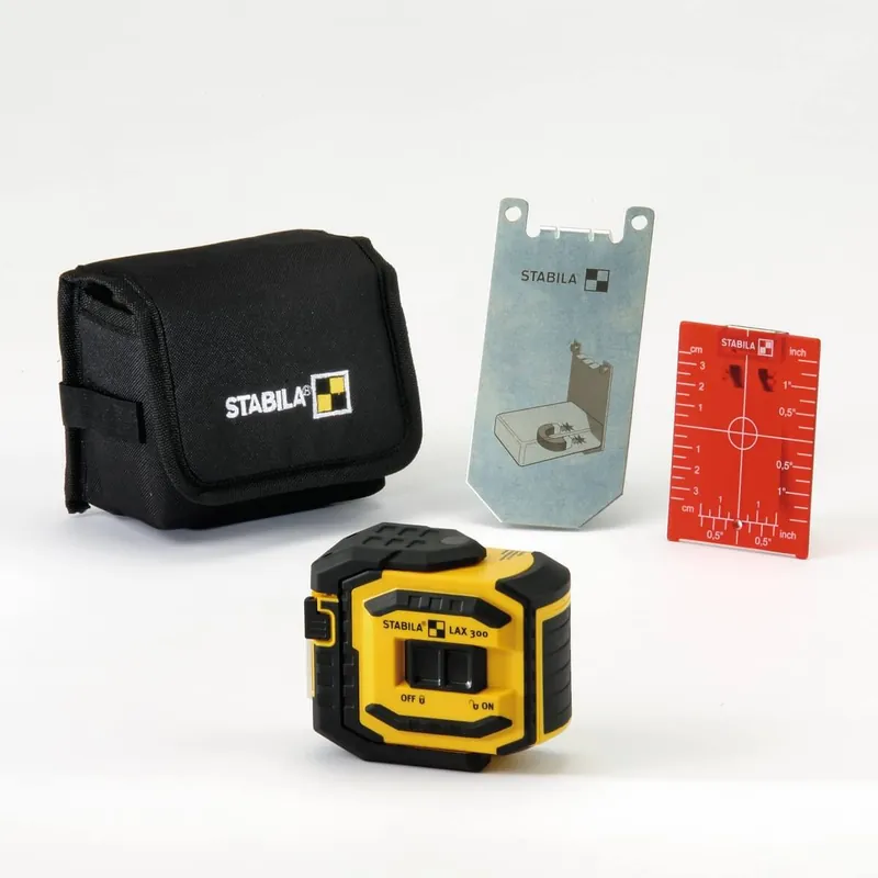 STABILA Kreuzlinien-Lot-Laser-Set LAX 300, 4-teilig Preiswert
