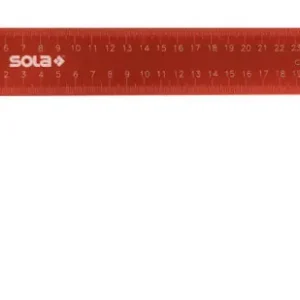 Geprüft SOLA Schreinerwinkel SRC, rot beschichtet Schenkellänge: 500 x 170 mm