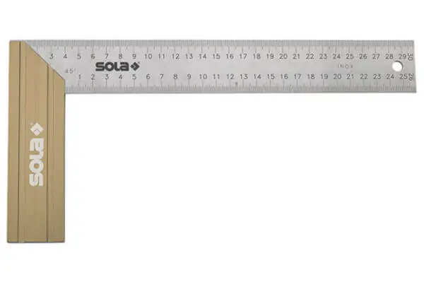 SOLA Schreinerwinkel SRB Alu rostfrei Schenkellänge: 500 x 170 mm Bestpreis