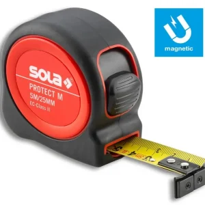 SOLA Magnetrollmeter Protect M PE 525 5 m, EG-Klasse 2 Preisknaller