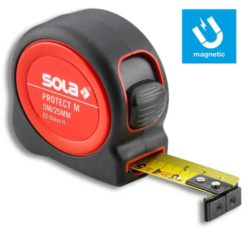 SOLA Magnetrollmeter Protect M PE 525 5 m, EG-Klasse 2 Preisknaller