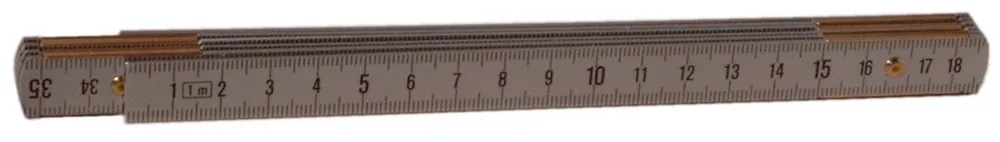 Angebot Richter Leichtmetall-Gliedermaßstab 15 mm doppelseitige mm-Teilung, 1 m
