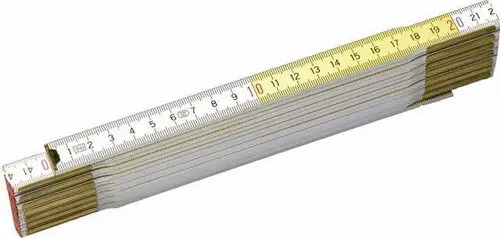 Nur Für Kurze Zeit STANLEY Gliedermaßstab Holz weiß-gelb 2 m x 17 mm