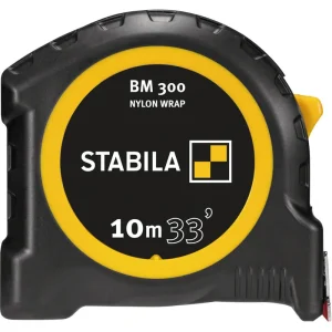 STABILA Taschenbandmaß BM 300, cm/inch-Skala Länge: 10 m, 33 Zoll Must-Have