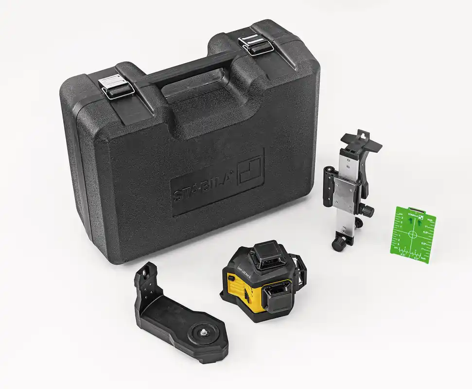 Echt STABILA Multilinien-Laser LAX 600 G, 12-V-System, 5-teiliges Set, o. Akku und Ladegerät
