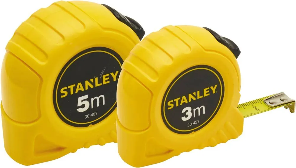STANLEY Bandmaß Global Doppelpack 3 m + 5 m Garantierte Lieferung