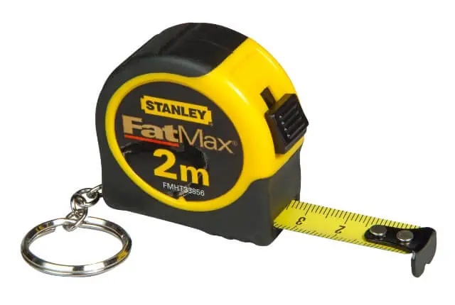 STANLEY Bandmaß FatMax® mit Schlüsselring 2 m x 13 mm, auf Display-Karte Jetzt Bestellen