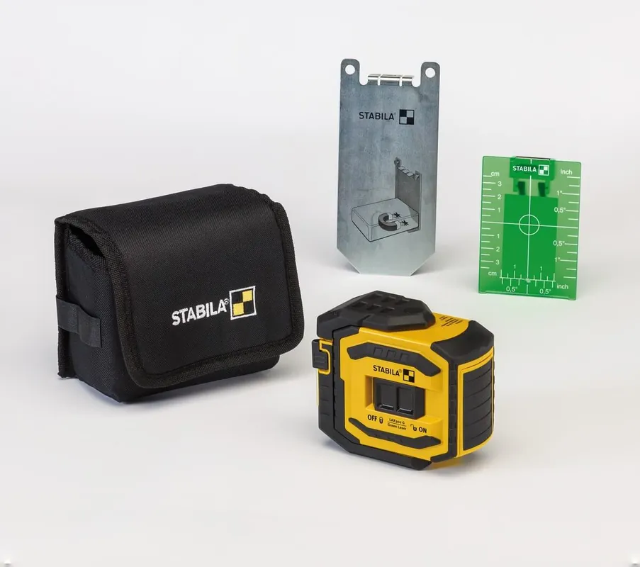 STABILA Kreuzlinien-Lot-Laser-Set LAX 300 G, 4-teilig Markenprodukt