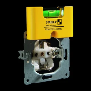 Preiswert STABILA Wasserwaage Pocket Electric mit Gürtelclip, 7 cm