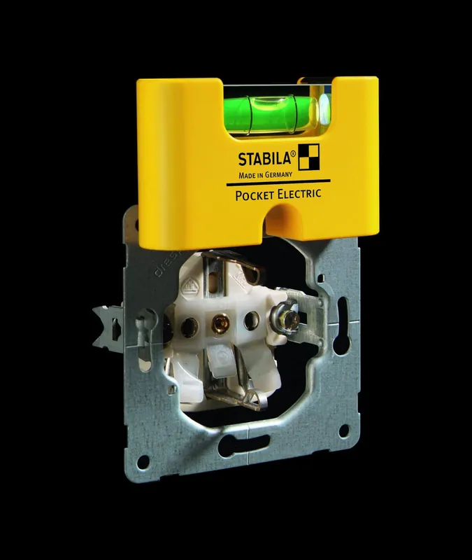 Preiswert STABILA Wasserwaage Pocket Electric mit Gürtelclip, 7 cm