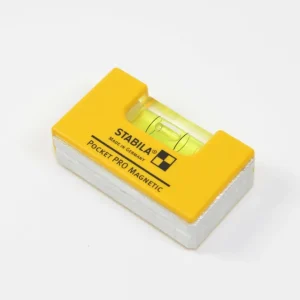 STABILA Wasserwaage Pocket PRO Magnetic, 7 cm, mit Gürtel-Clip Markenprodukt