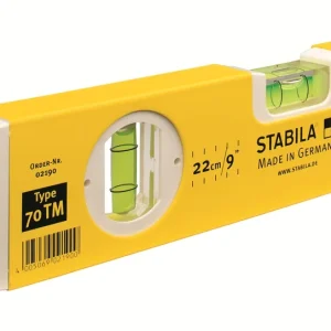 STABILA Wasserwaage 70TMW, mit Magnet und Winkel, 26 cm Abverkauf