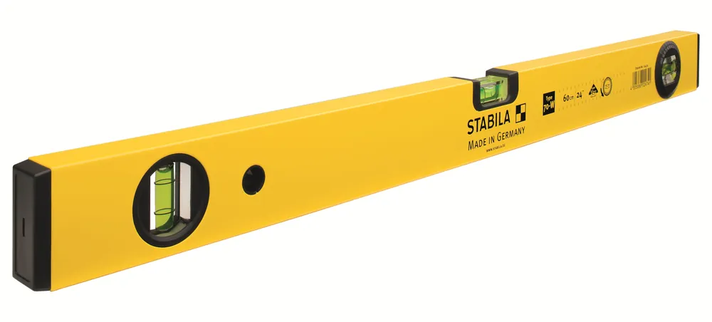 STABILA Aluminium-Wasserwaage STABILA 70W, Winkellibelle Länge: 100 cm Top-Seller
