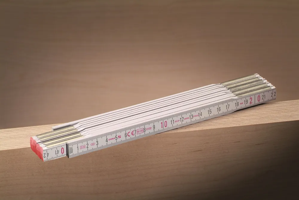 STABILA Holzgliedermaßstab 1607 weiß cm & inch, 2 m Ausverkauf
