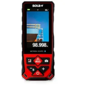 SOLA Laser-Entfernungsmesser METRON 120 BTC mit Ladekabel+Gürteltasche+Kamera Wochenendangebot