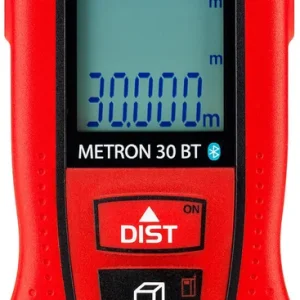 SOLA Laser-Entfernungsmesser METRON 30 BT mit Ladekabel+Gürteltasche, BlueTooth Begrenztes Angebot