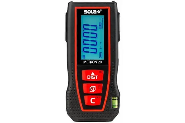 Preisreduziert SOLA Laser-Entfernungsmesser METRON 20 mit Gürteltasche