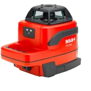 SOLA Rotationslaser EVO 360 PROFESSIONALlampe, 2x Akkuzelle 18650 Knallerangebot