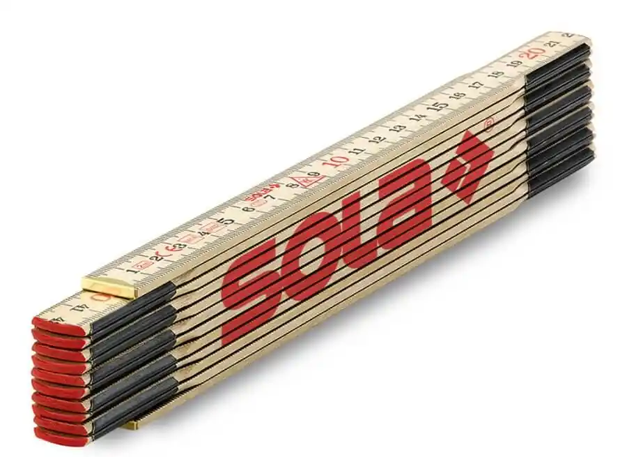 SOLA Holzgliedermaßstab H 2.4/12 natur, EG-Klasse 3 Preisknaller