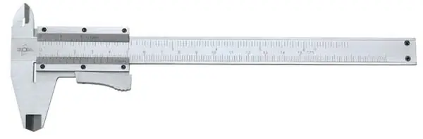 Letzte Chance ELORA Taschenmessschieber ELORA-1511 mit Momentverstellung, Messbereich 150 mm