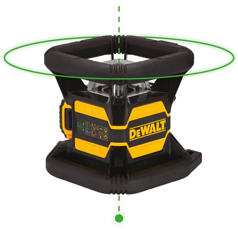 Meistverkauft DeWALT Rotationslaser DCE080D1GS grün