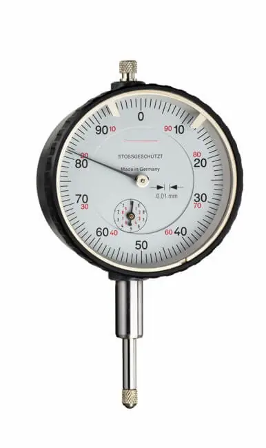 Richter Präzisions-Messuhr stoßgeschützt Durchmesser: 58 mm Neu Im Sortiment