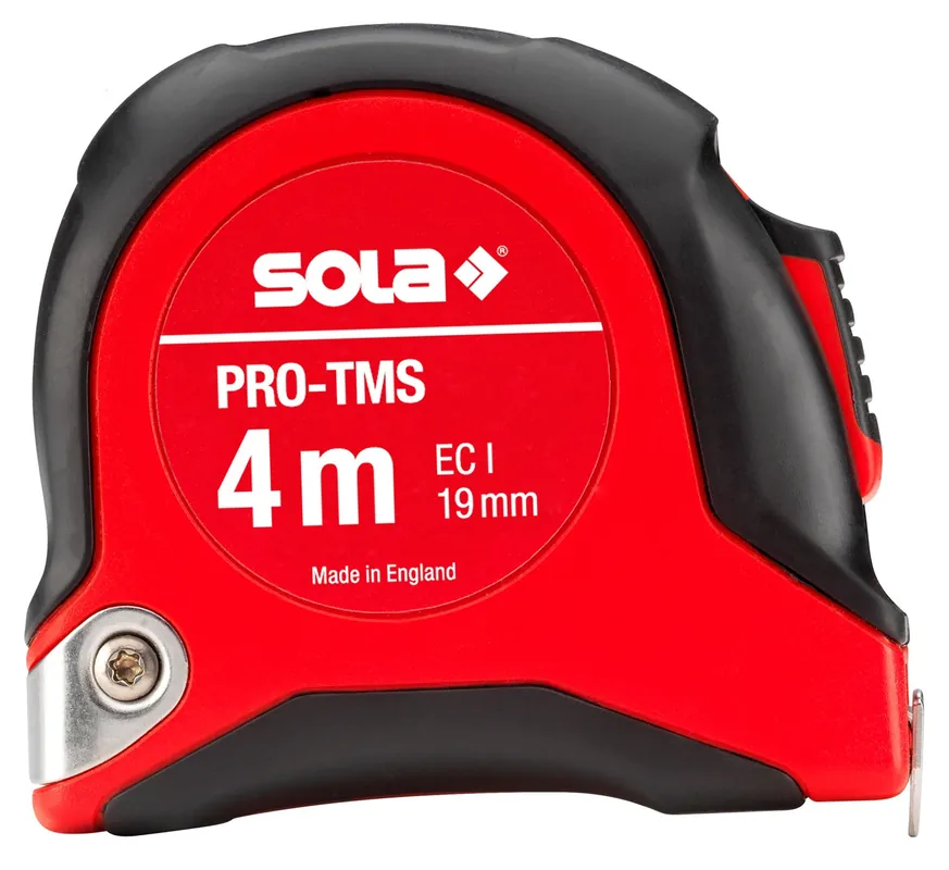 SOLA Stahlbandmaß Rollmeter PRO-TMS 4 m Rollmeter (19mm) Jetzt Bestellen