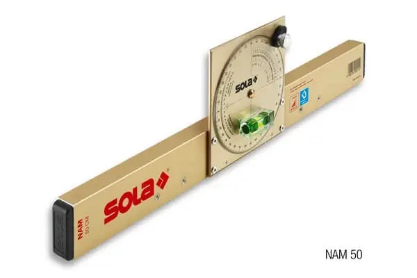 Top-Seller SOLA Neigungs-Wasserwaage NAM 50 T mit Magneteinbau