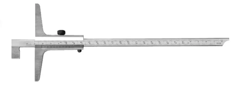 Richter Präzisions Tiefenmessschieber mit Haken Messbereich: 300 mm Schneller Versand