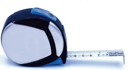Richter Taschenrollbandmaß weiß, Kunststoffgehäuse Ausführung: Länge 8 m, Breite 25 mm Begrenztes Angebot