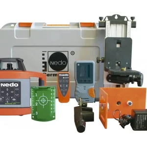 Finale Aktion Nedo SIRIUS 1 HV Rotationslaser-Komplett-Set green LK 3R inkl. ACCEPTOR green