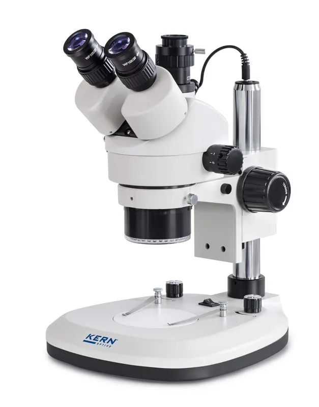 Aktuell Kern Optics Stereo-Zoom Mikroskop OZL-46, Ringbeleuchtung Ausführung: Trinocular, 3 W LED