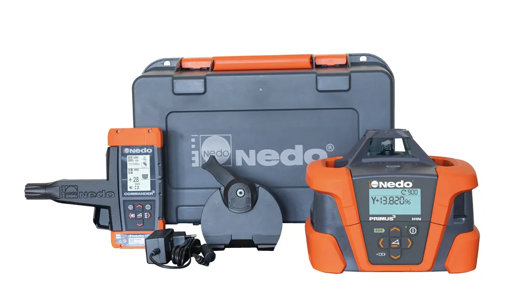 Kracherpreis Nedo PRIMUS 3 H1N Rotationslaser, Laserklasse 2 inkl. COMMANDER 3