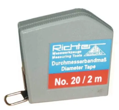 Schnäppchen Richter Durchmesser-Taschenrollbandmaß gelb 6 mm Länge: 2 m