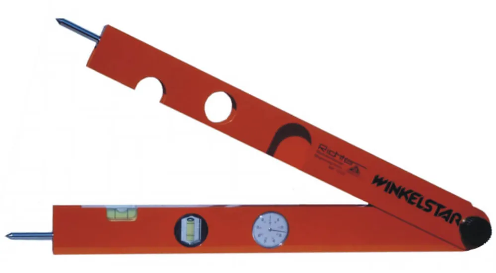 Zertifiziert Richter Universal-Winkelmessgerät Winkelstar Schenkellänge: 150 cm