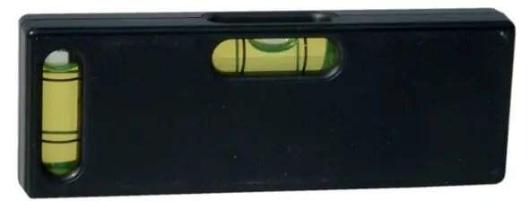 Aktuell Richter Taschenwasserwaage schwarz aus Kunststoff 100 mm