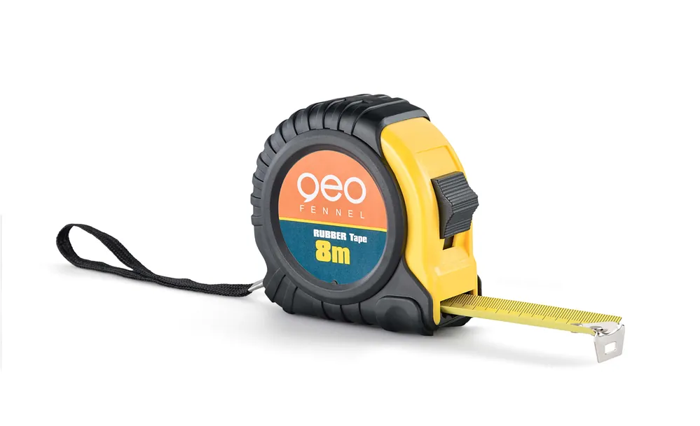 geo-FENNEL Massband Rubber Tape Länge: 8 m Geprüft