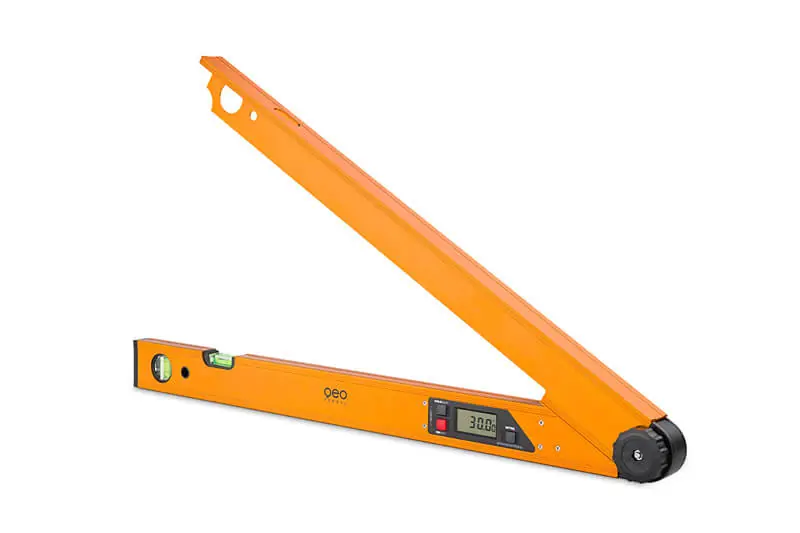 Markenware geo-FENNEL Elektronischer Winkelmesser A-Digit Länge: 750 / 1410 mm
