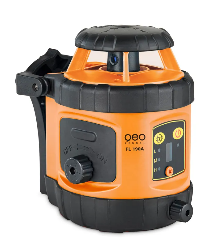 Top-Preis geo-FENNEL Rotationslaser FL 190A mit Empfänger FR 45
