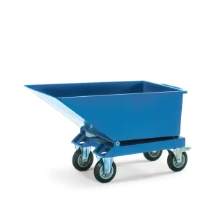 Schneller Versand Fetra Muldenkipper blau, mit Rollen Volumen: 250 Liter